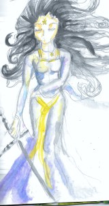 A character I created when I was in middle school. I'm only going to pitch a script but I've always enjoyed drawing comics for myself.